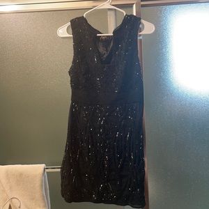 Black Sequin detail Free People Dress